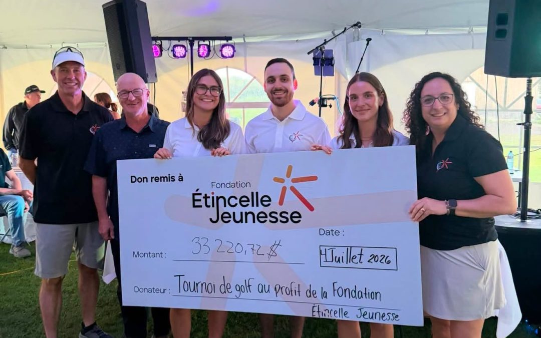 Premier Tournoi de golf au profit de la Fondation Étincelle Jeunesse